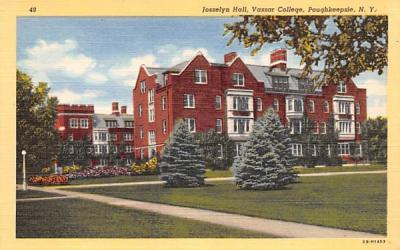 Josselyn Hall Poughkeepsie, New York Postcard