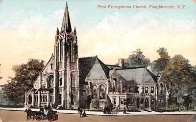 First Presbyterian Church Poughkeepsie, New York Postcard