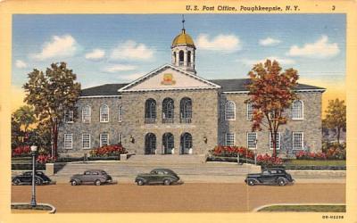 US Post Office Poughkeepsie, New York Postcard