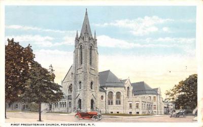 First Presbyterian Church Poughkeepsie, New York Postcard