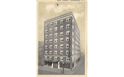 Hotel Campbell Poughkeepsie, New York Postcard