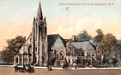 First Presbyterian Church Poughkeepsie, New York Postcard