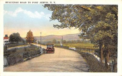 Huguenot Road Port Jervis, New York Postcard