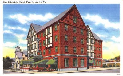 Minisink Hotel Port Jervis, New York Postcard