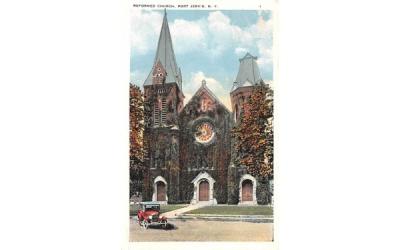 Reformed Church Port Jervis, New York Postcard