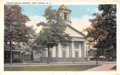 Presbyterian Church Port Jervis, New York Postcard