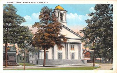 Presbyterian Church Port Jervis, New York Postcard