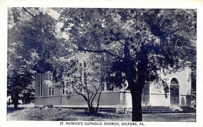 St Patrick's Catholic Church Port Jervis, New York Postcard