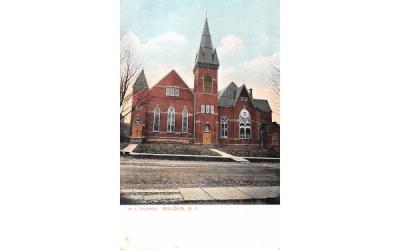 ME Church Port Jervis, New York Postcard