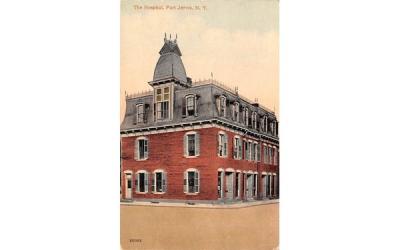 The Hospital Port Jervis, New York Postcard