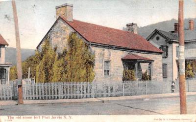 Old Stone Fort Port Jervis, New York Postcard