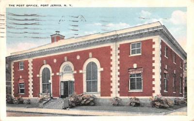 Post Office Port Jervis, New York Postcard