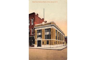 New First National Bank Port Jervis, New York Postcard