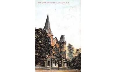 Dutch Reformed Church Port Jervis, New York Postcard