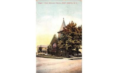 Grace Episcopal Church Port Jervis, New York Postcard