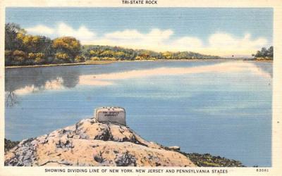 Tri State Rock Port Jervis, New York Postcard