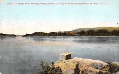 Tri States Rock Port Jervis, New York Postcard