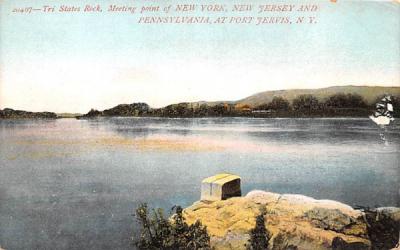 Tri States Rock Port Jervis, New York Postcard