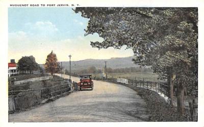 Huguenot Road Port Jervis, New York Postcard