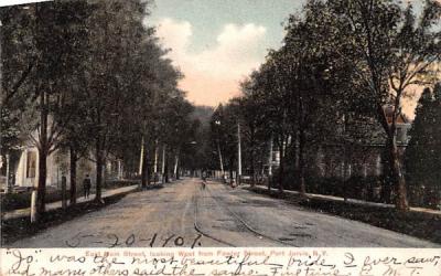 East Main Street Port Jervis, New York Postcard