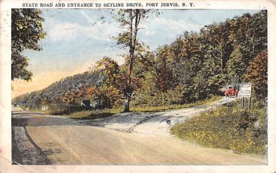 State Road Port Jervis, New York Postcard