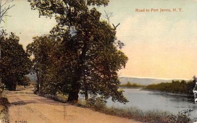 Road Port Jervis, New York Postcard