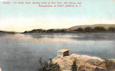 Tri States Rock Port Jervis, New York Postcard