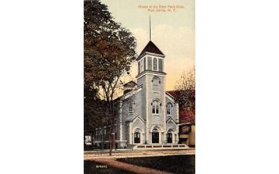 Home of the Deer Park Club Port Jervis, New York Postcard