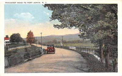 Huguenot Road Port Jervis, New York Postcard