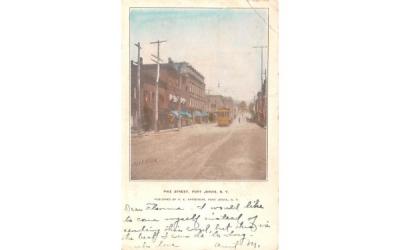 Pike Street Port Jervis, New York Postcard