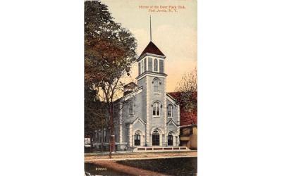 Home of the Deer Park Club Port Jervis, New York Postcard