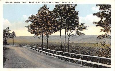 State Road Port Jervis, New York Postcard