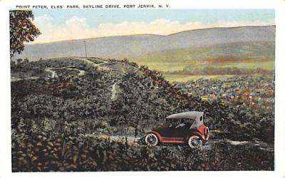 Point Peter Port Jervis, New York Postcard