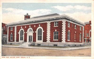 New Post Office Port Jervis, New York Postcard