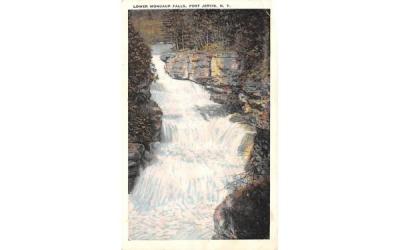 Lower Mongaup Falls Port Jervis, New York Postcard