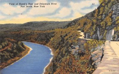 Hawk's Nest Port Jervis, New York Postcard