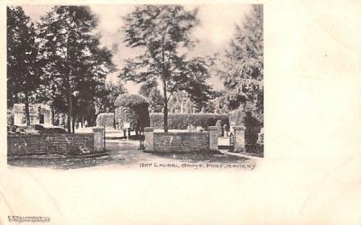 Laurel Grove Cemetery Port Jervis, New York Postcard