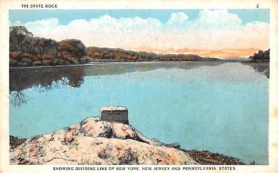 Tri State Rock Port Jervis, New York Postcard