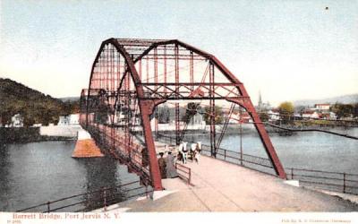 Barrett Bridge Port Jervis, New York Postcard