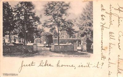 Laurel Grove Cemetery Port Jervis, New York Postcard