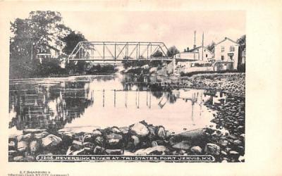 Neversink River Port Jervis, New York Postcard