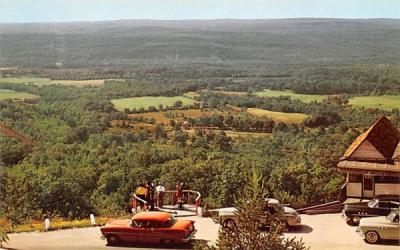 Overlooking the Delaware Valley Port Jervis, New York Postcard