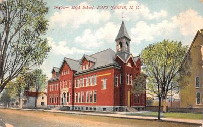 High School Port Jervis, New York Postcard