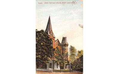 Dutch Reformed Church Port Jervis, New York Postcard