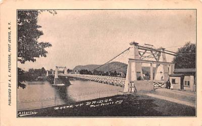 Barrett Bridge Port Jervis, New York Postcard