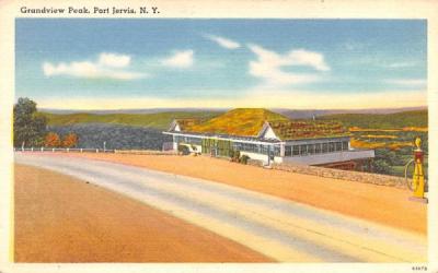 Grandview Peak Port Jervis, New York Postcard