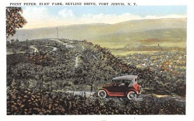 Point Peter Port Jervis, New York Postcard