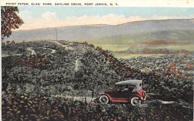 Point Peter Port Jervis, New York Postcard