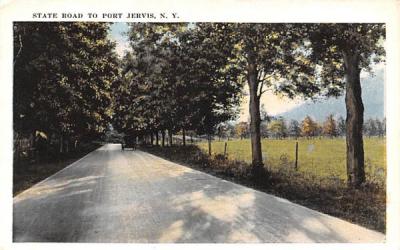 State Road Port Jervis, New York Postcard