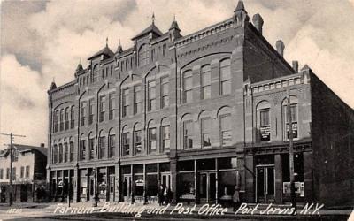 Farnum Building & Post Office Port Jervis, New York Postcard